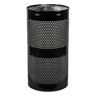 34-Gallon Black Landscape Series Receptacle